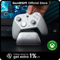controlador xbox con cable gamesir g7 pro con estacion de carga inteligente efecto hall giroscopio conector de audio de 35mm tasa de respuesta de 1000hz