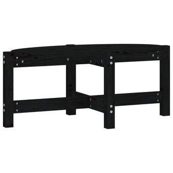 Mesa De Centro 48x87x35 Cm Madera - Negro