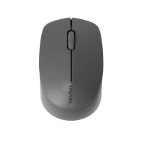 rapoo m100 silent raton optico inalambrico 1300dpi gris oscuro