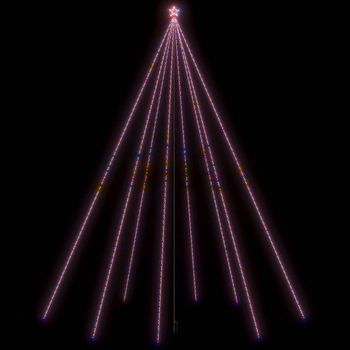 Led Árbol De Navidad Interior/exterior 1300 Led Colores 8 M Vidaxl