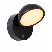 aplique de exterior sensor crepuscular led finn 12w