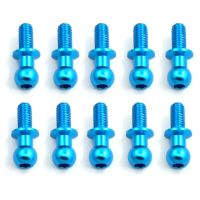 10pcs varillas de traccion de metal con cabeza de bola m3 para tamiya tt01 tt02 d5 110 coche de rc modelos de vehiculos