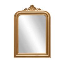 espejo de madera dorada 100 x 78 cm oro