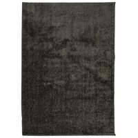 alfombra pelo largo aspecto brillante istan antracita 140x200cm vidaxl
