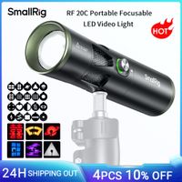 luz de video led rgb enfocable portatil smallrig rf 20c con leds de 5 colores 20 filtros de luz con patrones 20w usb-c pd carga rapida de 36w
