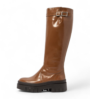 Art para mujer. 119591132003_023 Botas de piel 1959 marrón (36), Plano, Cremallera, Casual