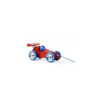 Coche De Carreras Drag Rojo Y Azul