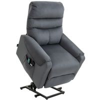 homcom sillon de tv con ayuda para levantarse electrico sillon de masaje con funcion reclinable y de calefaccion con mando a distancia   aosom espana