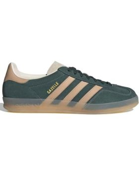 de ADIDAS GAZELLE INDOOR JH5402 SHADOW GREEN - WARM SANDSTONE - WONDER SAGE GREEN