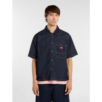 dickies camisa manga corta denim shirt ss para hombre