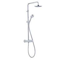 termostato dual shower system kludi logo rociador de ducha 200mm cromado 6809205-00