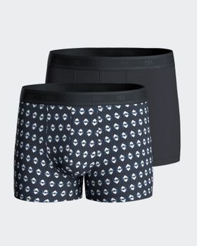 Pack de dos boxers de punto de hombre en Lyocell