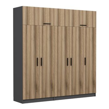 Armario Kale-5292 Dore 225x255x52 Cm