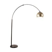 lampara de arco metalico talia - oro
