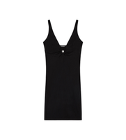 emporio armani para mujer ew003275af20238 vestido de playa negro s casual beachwear poliester sin mangas  tirantes