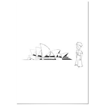 Cuadro De Aluminio El Principito Sidney 70x100cm