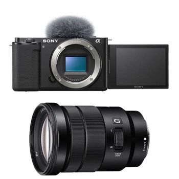 Cámara Mirrorless Sony Alpha ZV-E10 24,2 MP Zoom Óptico 6x Sensor APS-C WiFi 4K Grabación Vlog
