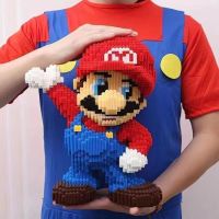 enormes bloques de construccion de dibujos animados super brother juguetes de ensamblaje para ninos regalo de navidad