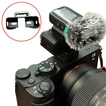 Soporte de fijación de Base integrada, almacenamiento de impresión 3D, soporte de conexión antideslizante, accesorios modificados para micrófono DJI MIC 2, 1 Uds.
