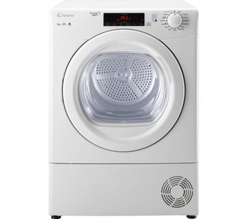 GSV C9TG NFC 9 kg Condenser Tumble Dryer - White, White