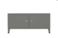 comoda de acero gris