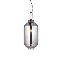 lampara colgante lumineca gylus 27x75 cm gris