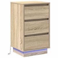 mesita de noche  armario de noche  mesa de noche con cajon roble sonoma 39 x 345 x 65 cm