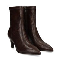 lodi botines con tacon mujer - marron talla 36