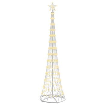 Árbol De Navidad Led Con 290 Led Cálido 70 X 70 X 250 Cm Metal