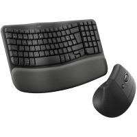 logitech pack wave keys teclado ergonomico bluetooth  logitech lift raton inalambrico vertical