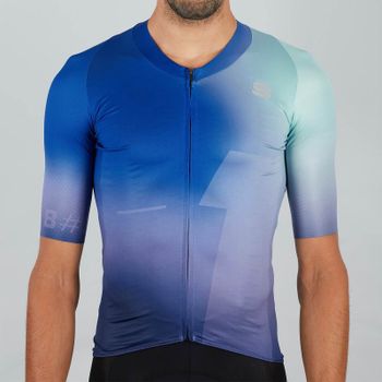 Sportful Bomber Jersey - M - Green/Blue
