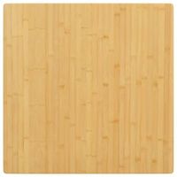 tablero de mesa de bambu 70x70x4 cm vidaxl
