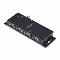 convertidor serie a ethernet startechcom 4 puertos rs232 db9 rj45 ip