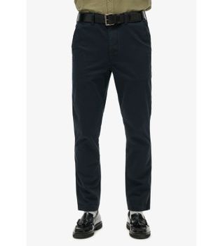 Superdry para hombre. M7011135A Pantalón chino International marino (28/32), Casual, Algodón