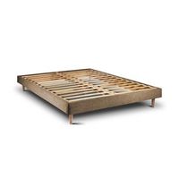 estructura de cama tribu  taupe conica 200 x 200 cm