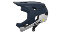 casco poc otocon race mips integral azul blanco