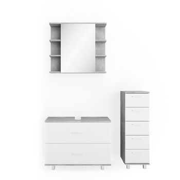 Conjunto De Muebles De Baño Ilias 3 Piezas Vicco