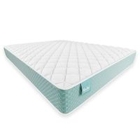 colchon viscoelastico 105x180 cm firmeza media-alta y grosor 21cm tejido 3d y multicapa 8 airsoftpro fabricado en espana nalui one 20 aguamarina