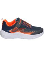 deportiva skechers microspec advance azul y naranja 403926l-nvor 36