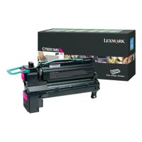 lexmark c792x1mg original magenta high capacity return program toner cartridge