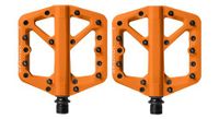 par de p dales placas crankbrothers stamp 1 orange