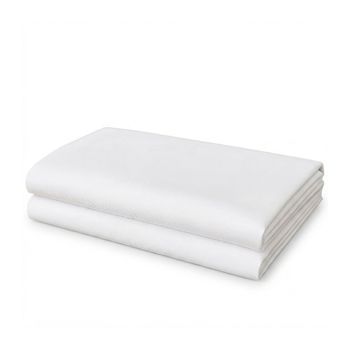 Sábana Encimera 50% Algodón 50% Poliéster Hotel  5 Uds. Cama 150/160 (240x300) Blanco
