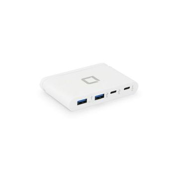 Base para portátiles DICOTA D31731 100 W con 4 puertos USB-C