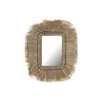 espejo yute cristal 50x2x60 natural