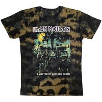 iron maiden tops y camisetas a matter of life and death para mujer