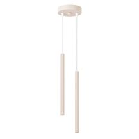 lampara colgantes beige acero alt 118 cm