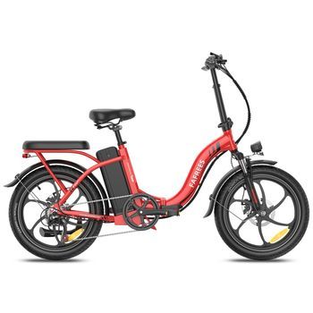 Bicicleta Eléctrica Urbana Plegable Fafrees F20+, 36 V, 20 Ah, 250 W,rojo