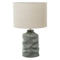 lampara sobremesa gris
