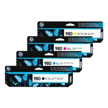 Original Multipack HP OfficeJet Enterprise Color X555dn Printer Ink Cartridges (4 Pack) -D8J10A