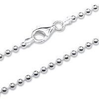 cadena con esferas de plata 925 30mm